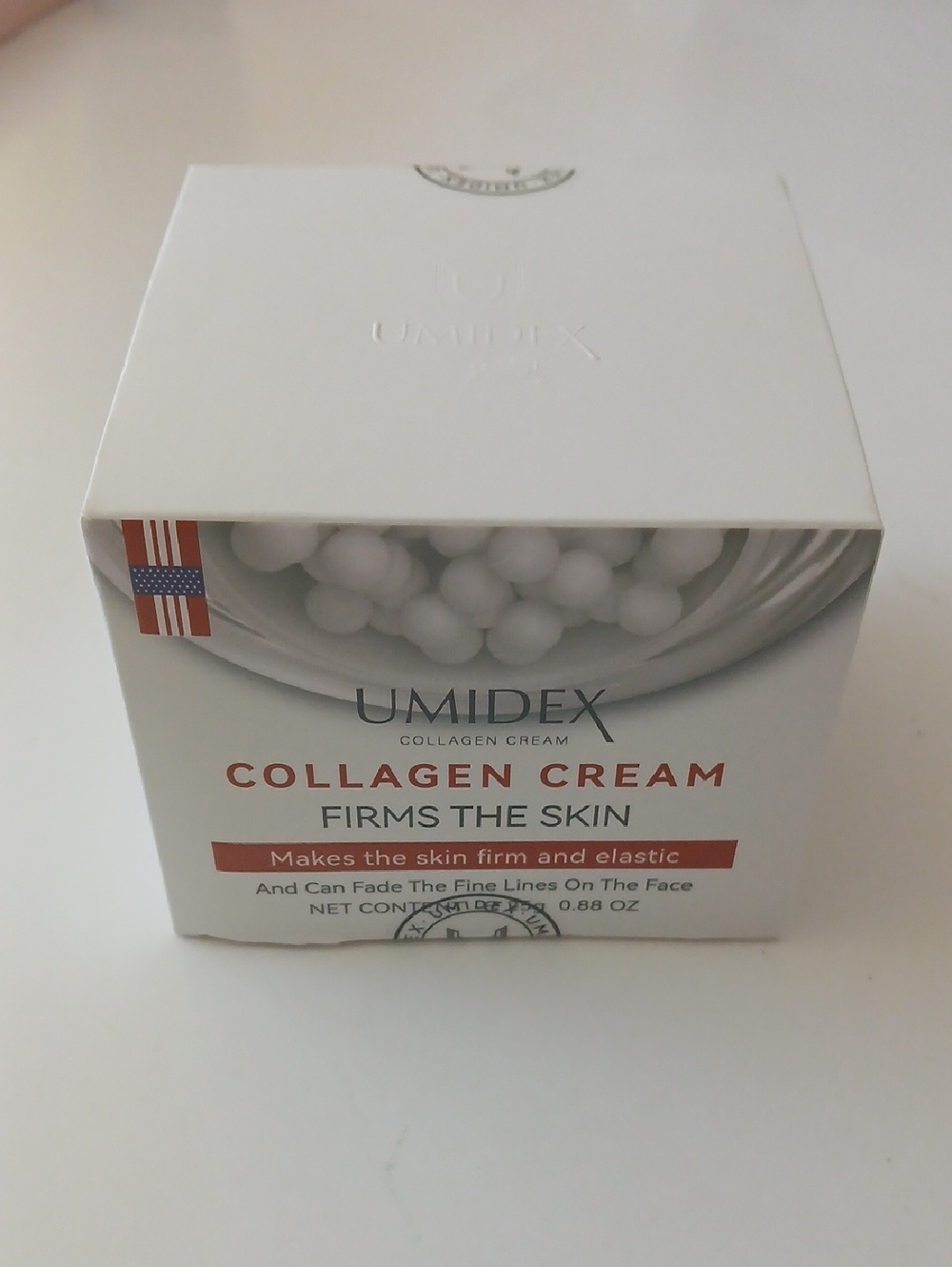 Collagen Firming Face Cream Beads/ Pearls By Umidex - 0.88 Oz